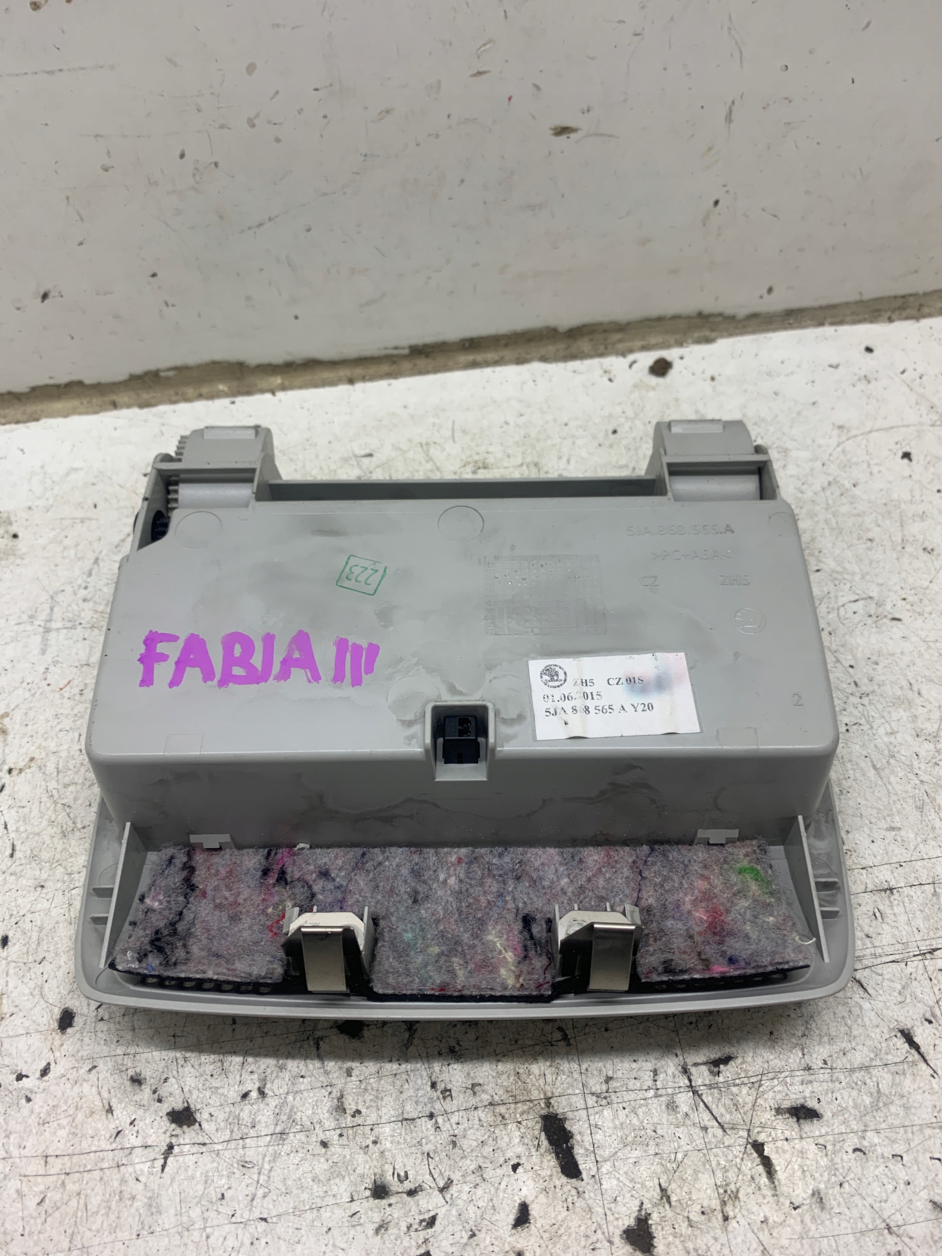passenger compartment for OKULARY 5JA868565A SKODA FABIA III