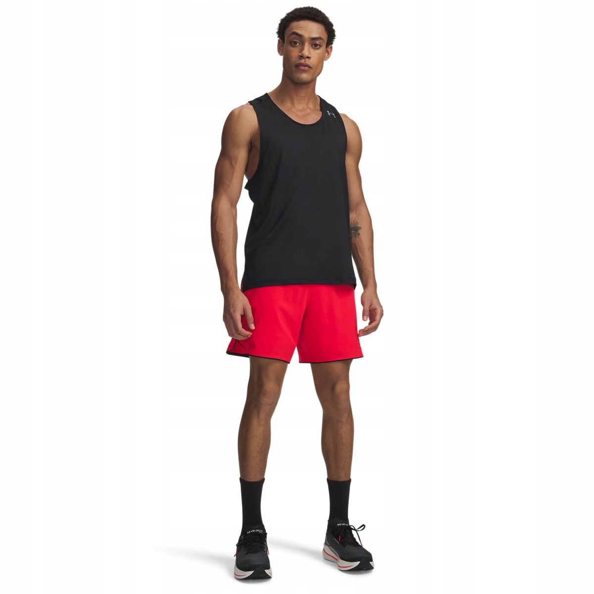 Męskie spodenki bieganie Under Armour Velociti Pro 2-in-1 Short Czerwony L