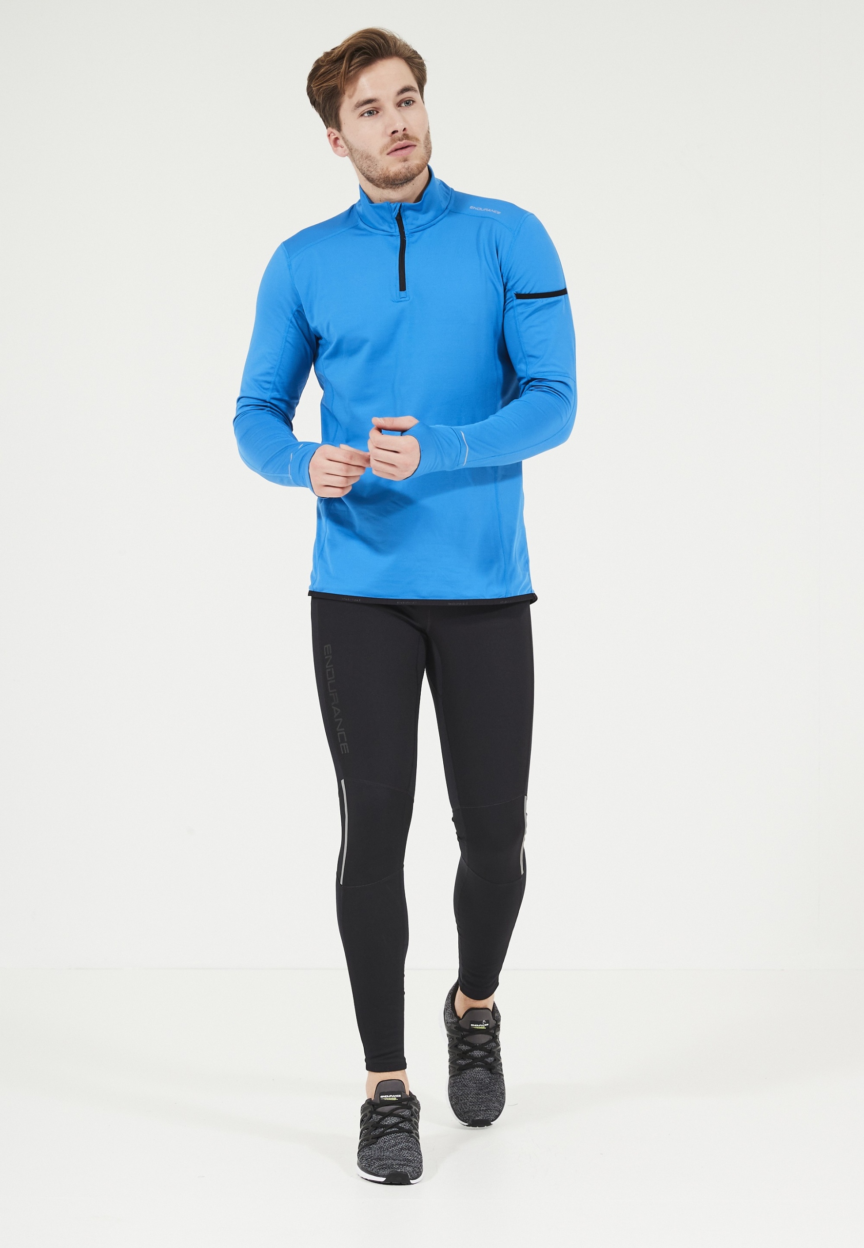 Legginsy do biegania Endurance Tranny Windblock XL