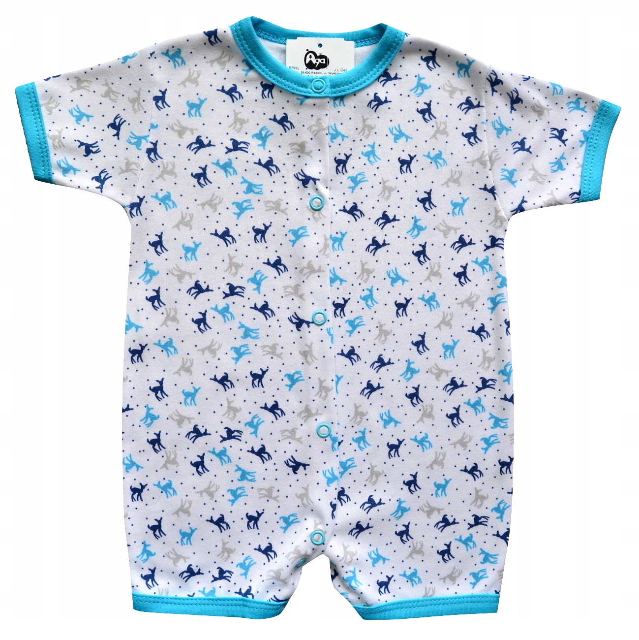 

Aga Bawełniany rampers piżama roz. 74 cm