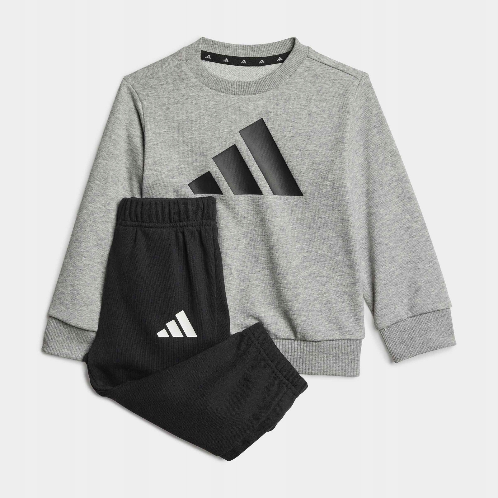 Adidas komplet dziecięcy 2 szt. elementowy szary rozmiar 98 bluza spodnie