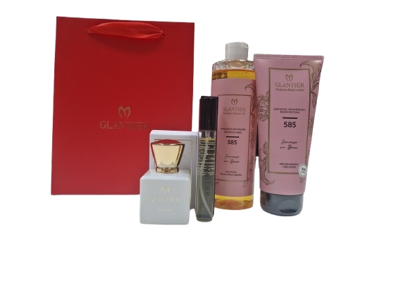 Dárková Sada Glantier 585 (Parfém premium Parfém Balzám Toraba)