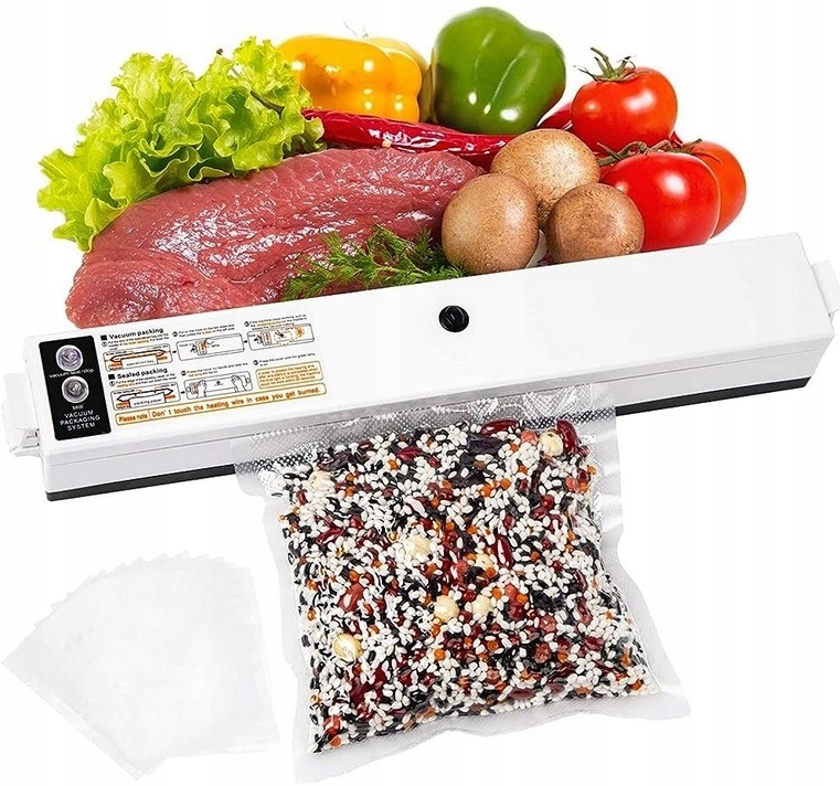 Próżniowa Pakowarka Zgrzewarka Do Folii Żywności Jedzenia +zapas Folii 24m