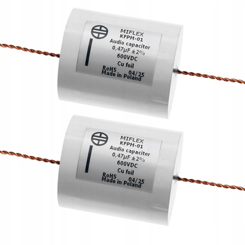 Kondenzátor 0.47uF 0,47uF, 470nF 600V KFPM-01 Miflex 2 ks vybraný pár