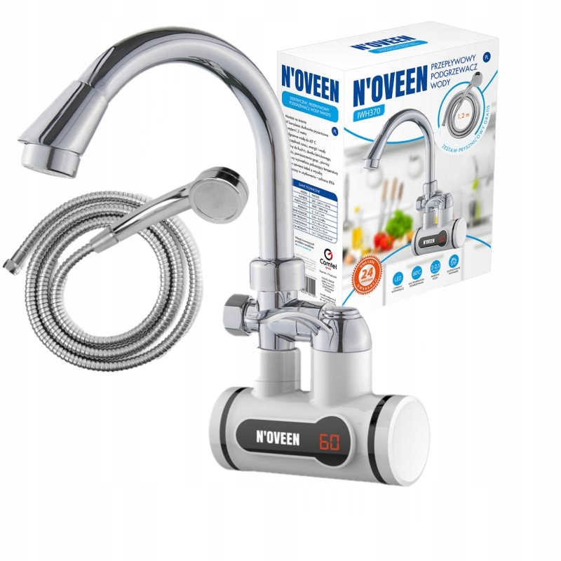 

Podgrzewacz Wody Przepływowy prysznic ścienny