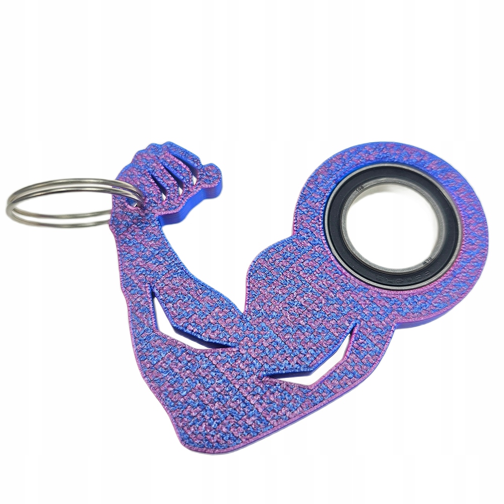 Breloczek BICEPS Siłacz Spinner Keyrambit + Zawieszka HAFT HIT TIK TOKA Marka bez marki