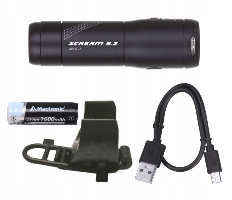 Mactronic Přední Světlo na Kolo Scream 3.2 600Lm Dobíjecí LA-ABF0165