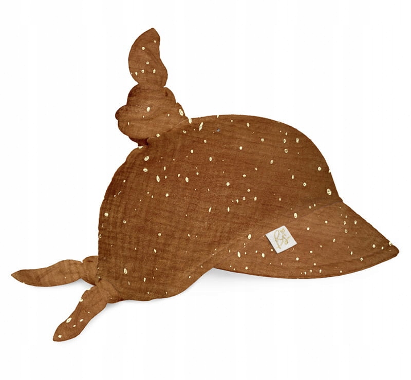 

Babysteps Muślinowa chustka z daszkiem Carmel Dots