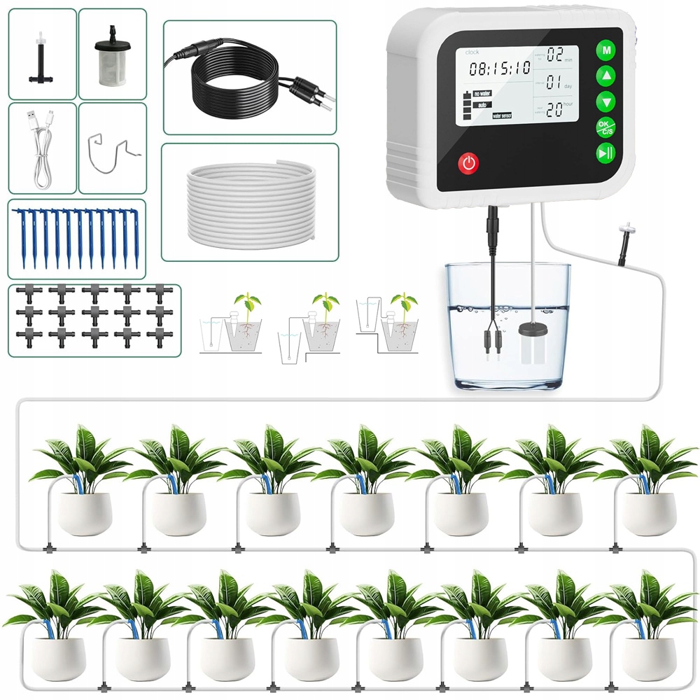 Ovladač Zavlažování Automatický Ovládací Hodinový Stroj S Trubka Kapátko