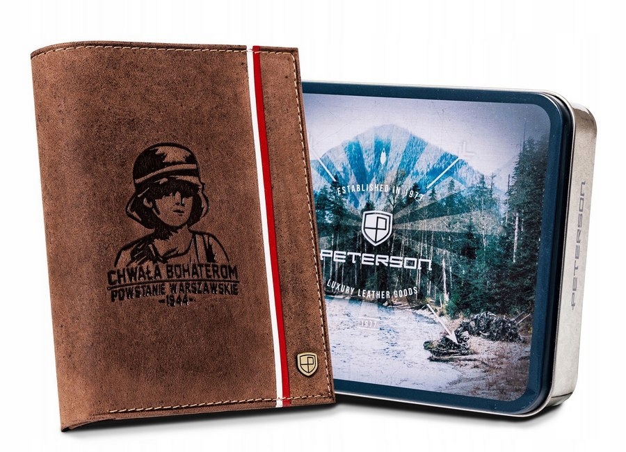 Kožená pánská peněženka s vlasteneckým motivem Lum