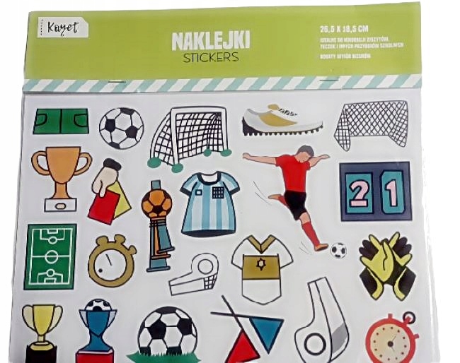 

Naklejki Kayet zestaw naklejek 3 arkusze