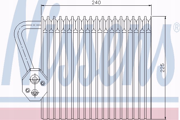 NISSENS PAROWNIK RENAULT MEGANE 02- 2.0 I 16V