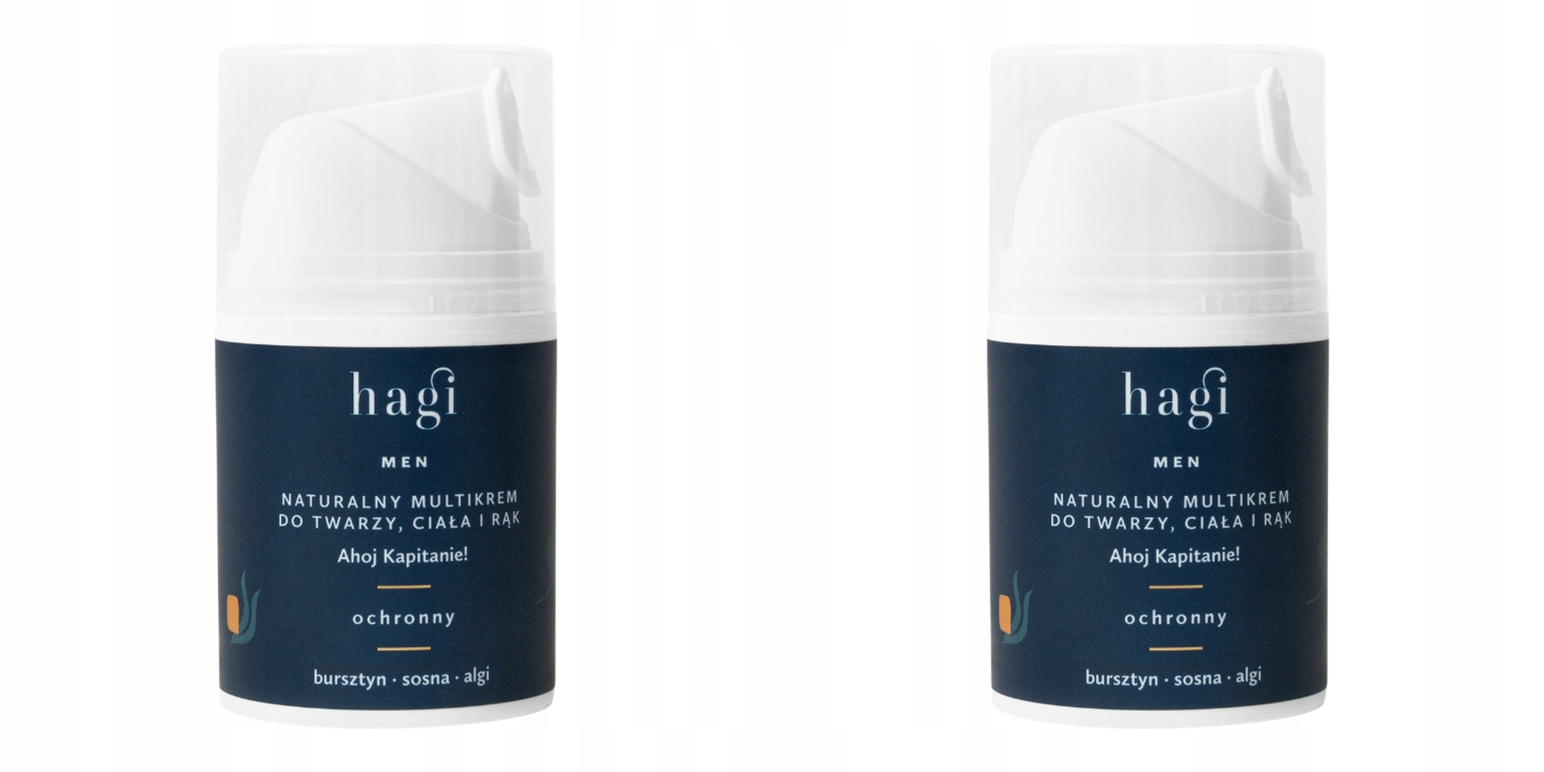 2x Hagi Naturalny multikrem dla mężczyzn Ahoj Kapitanie