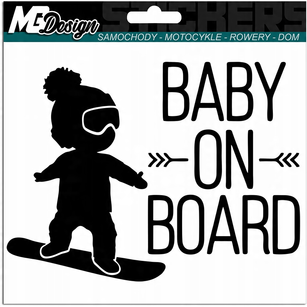 

Naklejka na auto Baby On Board Dziecko Kid 11x15