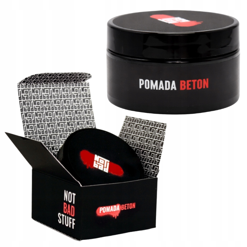 Not Bad Stuff Beton Extra Silná Matná pomáda pro styling vlasů 100 ml
