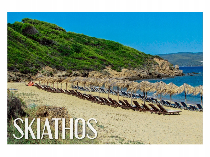 

Grecja Skiathos Plaża Magnes na lodówkę