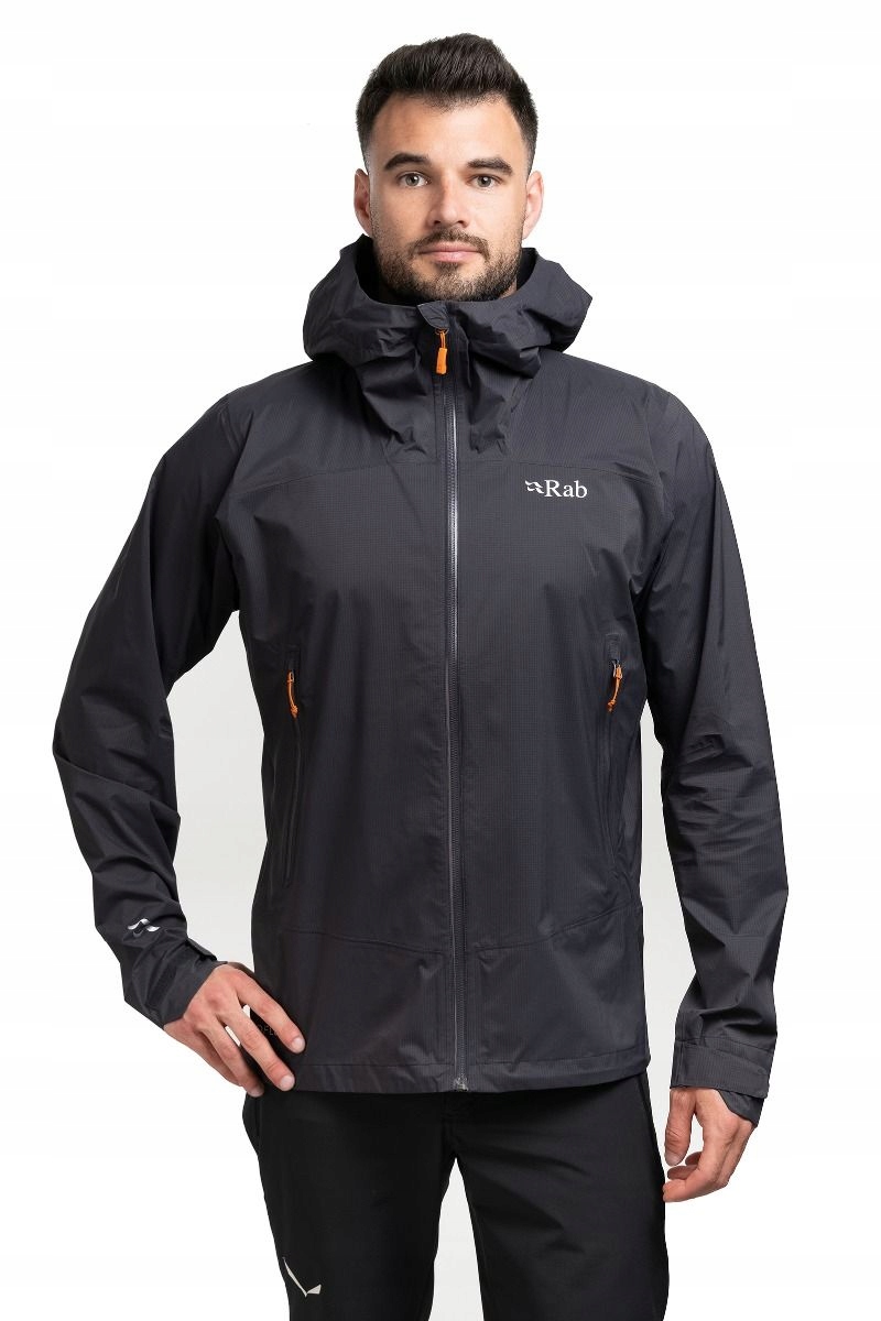Rab Kurtka wodoodporna męska Downpour Light szara m