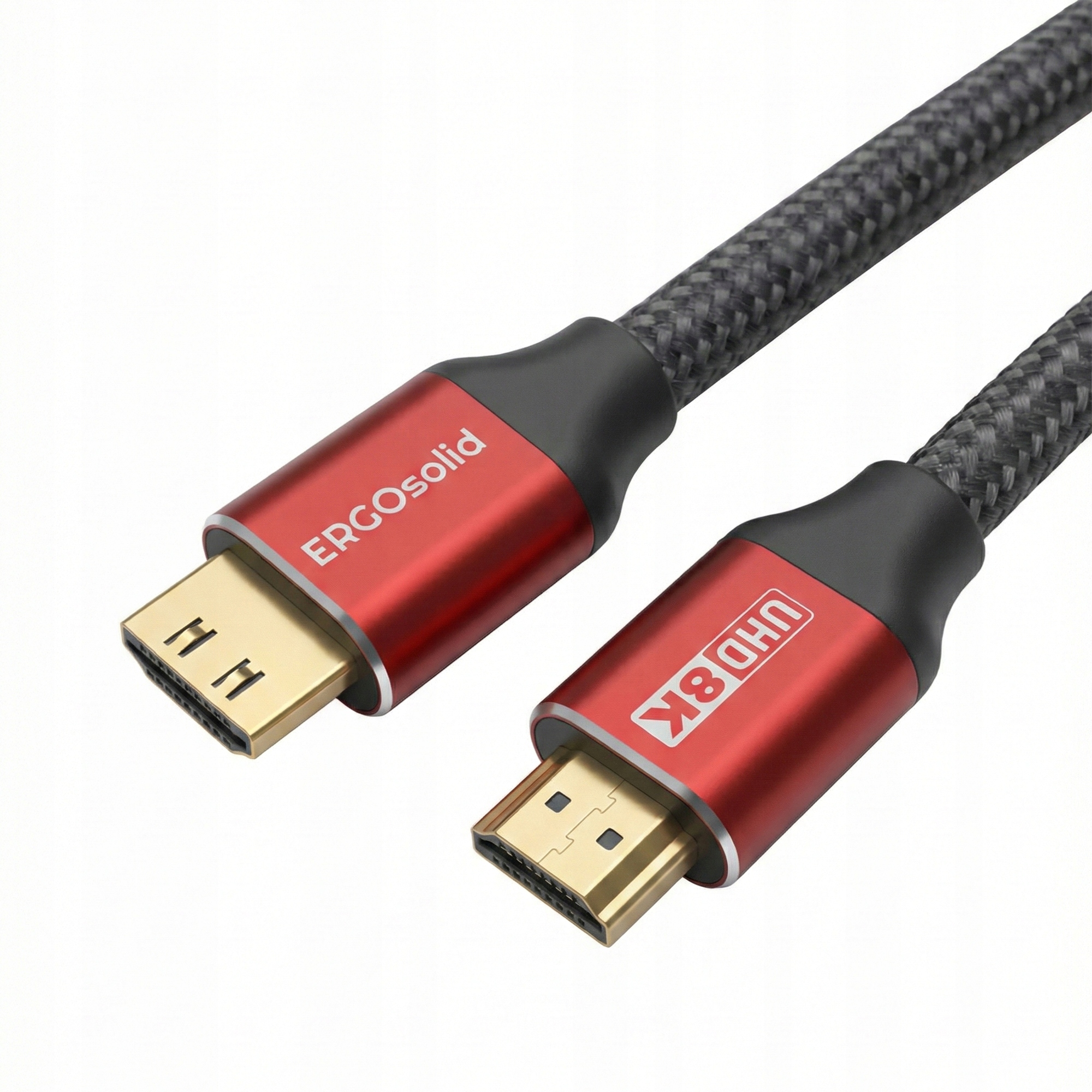 Kabel Hdmi 2.1 8K 4K 120Hz 48Gbps eARC Hdr 3D Atmos Tv PS5 Pc z oplotem 3m