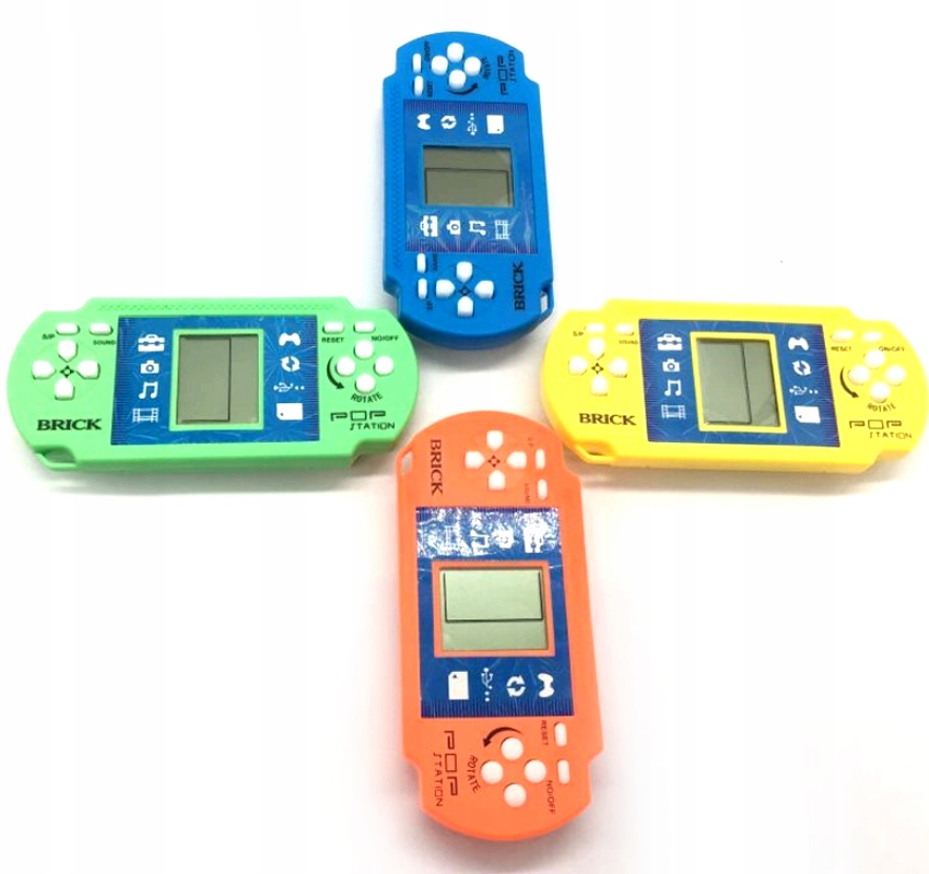 GRA ELEKTRONICZNA MINI KONSOLA TETRIS CZOŁGI WYŚCIG Model tetris