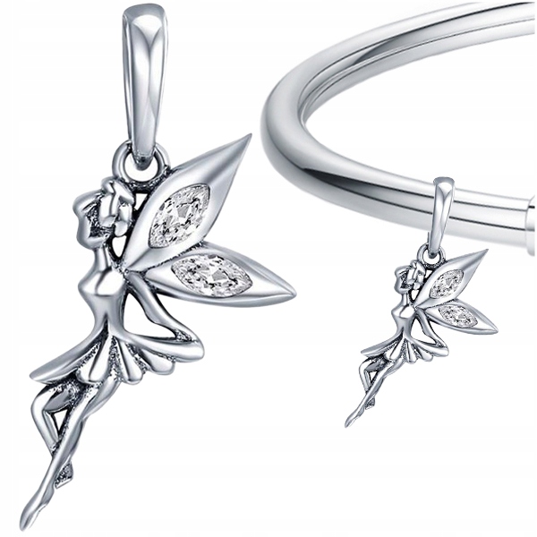 

Charms srebro 925 Wróżka zawieszka koralik beads