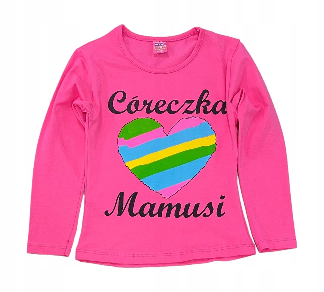CÓRECZKA MAMUSI bluzka tshirt koszulka *128