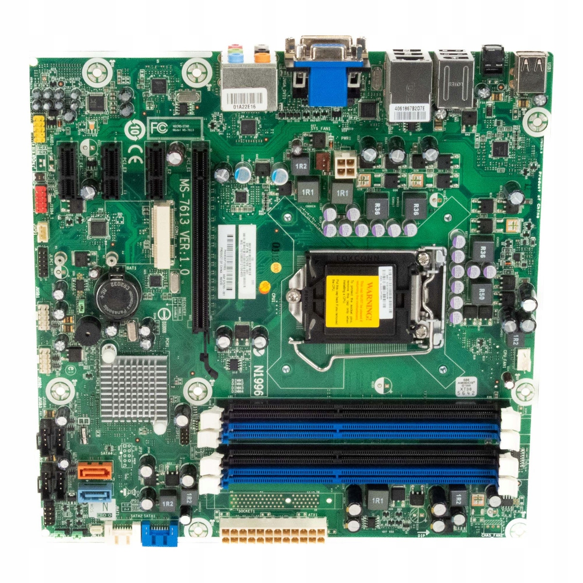 Hp 575765-001 MS-7613 VER:1.0 Patice LGA1156 DDR3 PCIe mATX