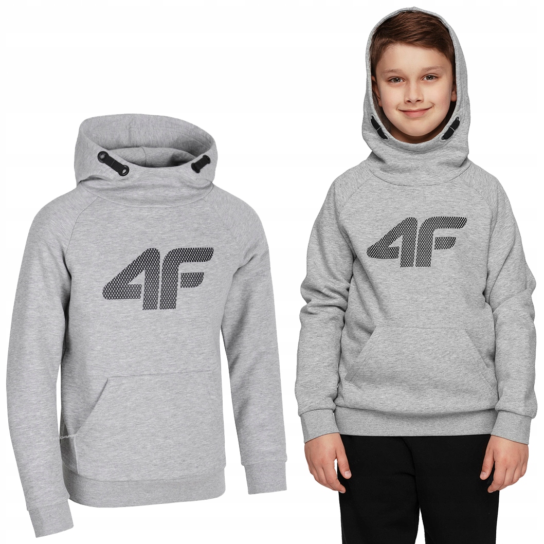 

4F Chłopięca Juniorska Bluza Kangurka rozm 146