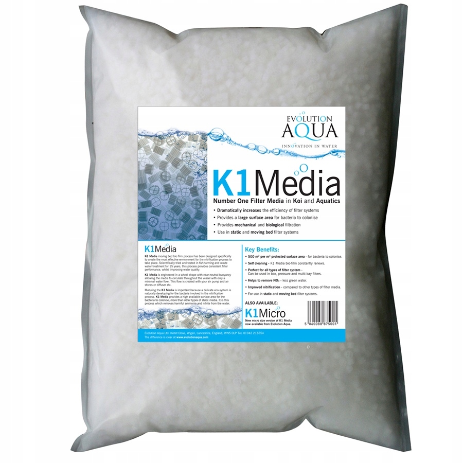 Levně Filtrační Patrona Evolution Aqua K1 Media 50L
