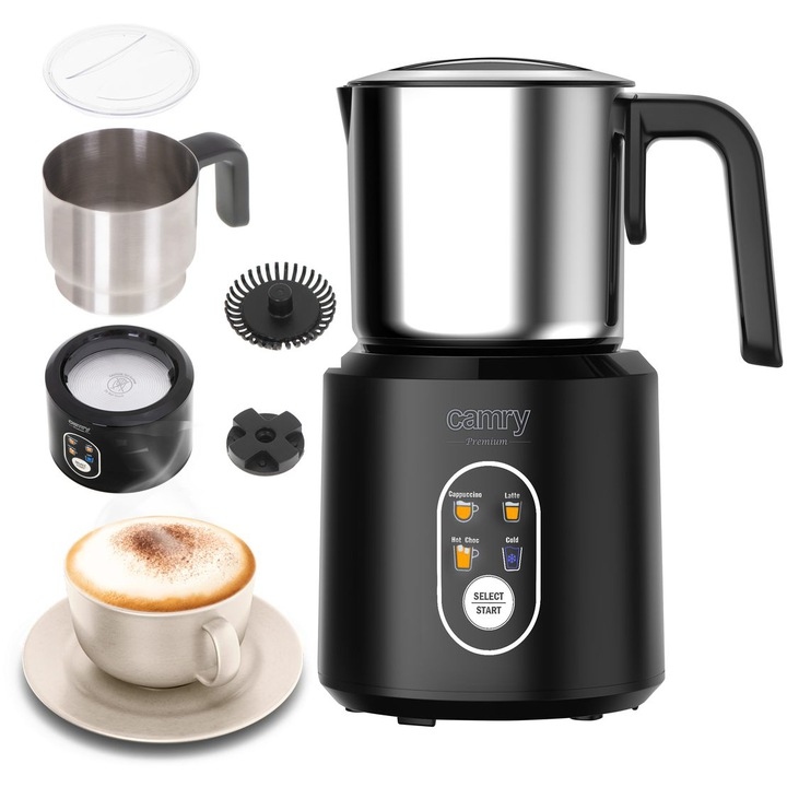 ELEKTRYCZNY SPIENIACZ DO MLEKA PODGRZEWACZ LATTE Kod producenta CR4498