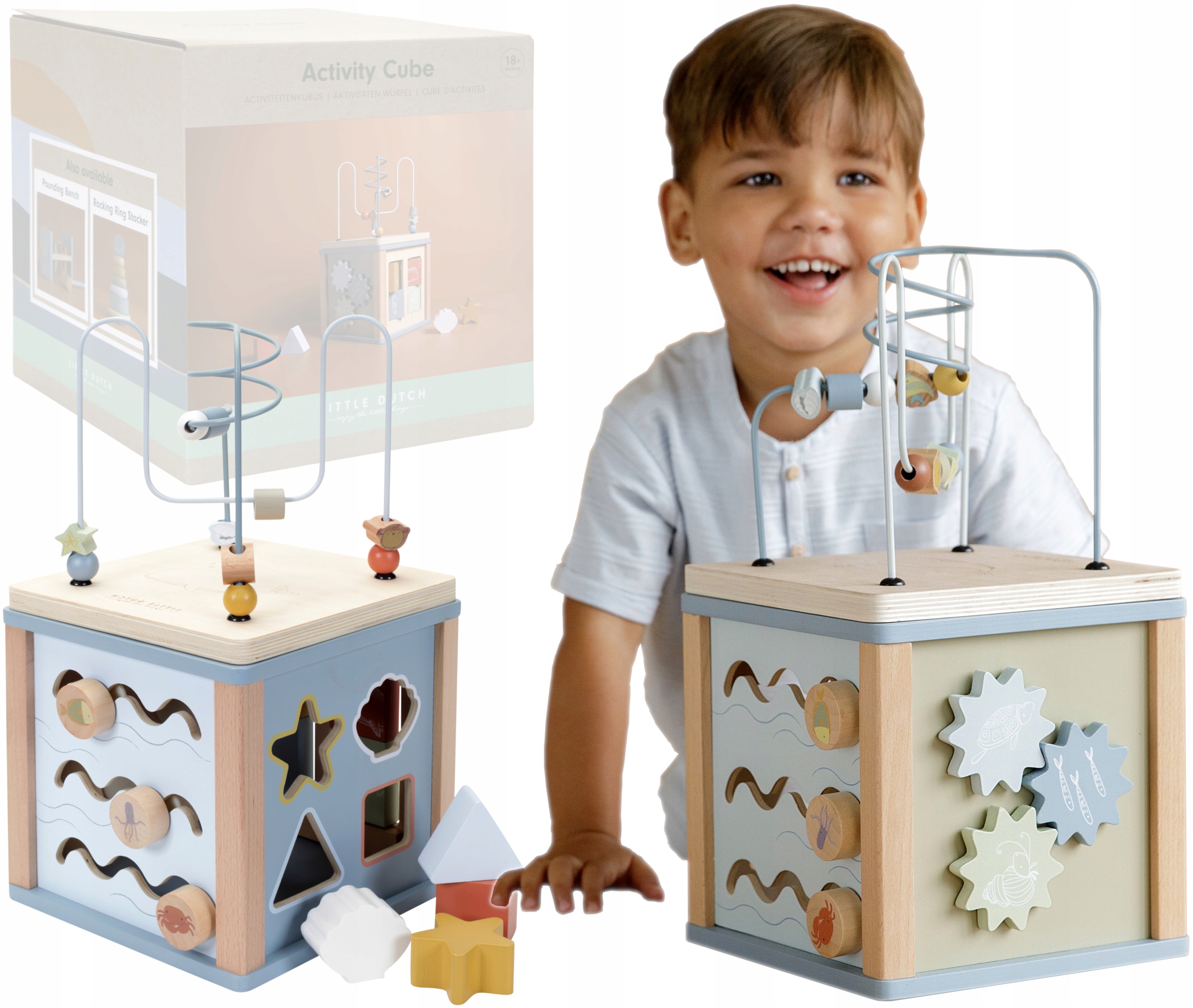 

Little Dutch Kostka Edukacyjna Aktywizująca Sorter