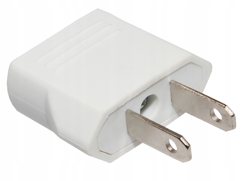 

Adapter podróżny wtyk Usa gniazdo Polska biały