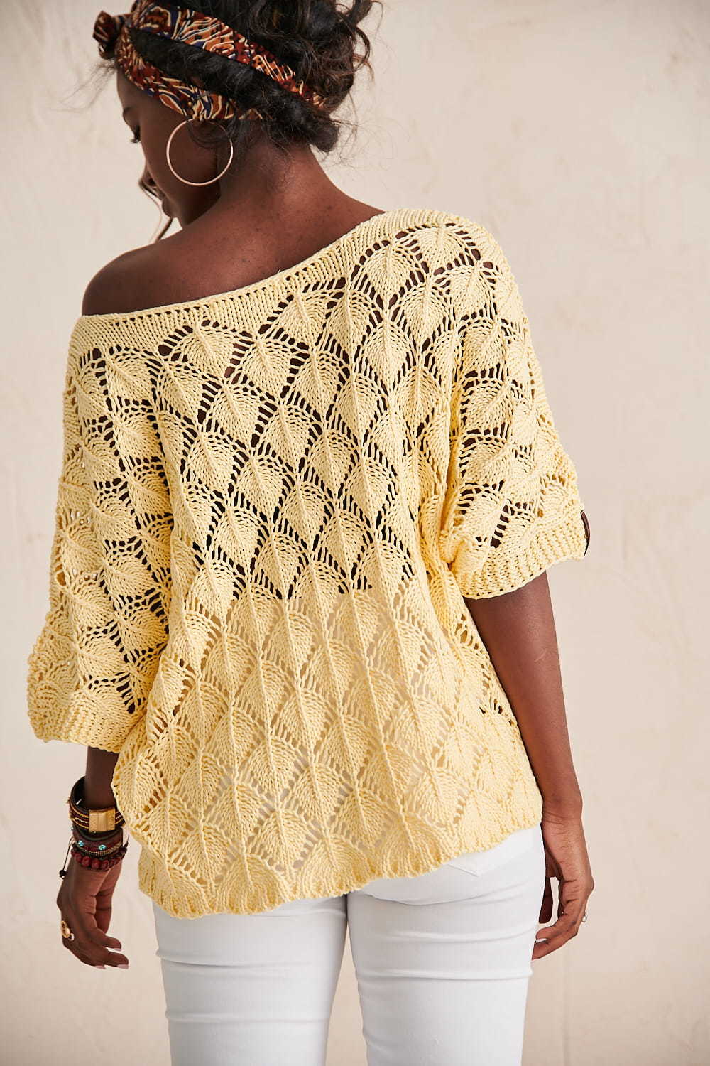 BLUE SHADOW SWETEREK SUU BANANOWY Płeć kobieta