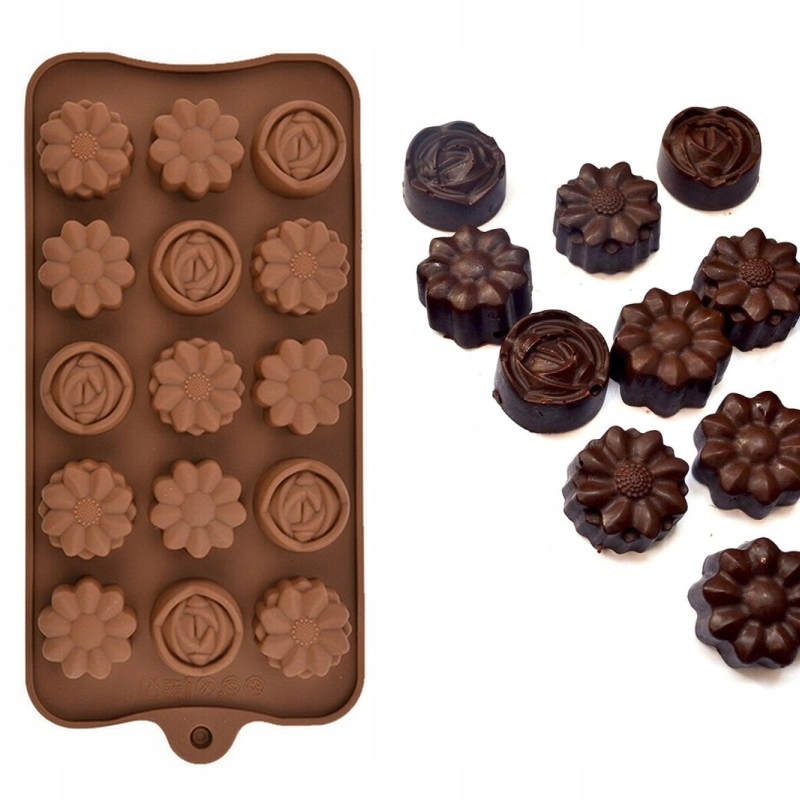 

Forma Silikonowa Do Czekoladek Kwiaty
