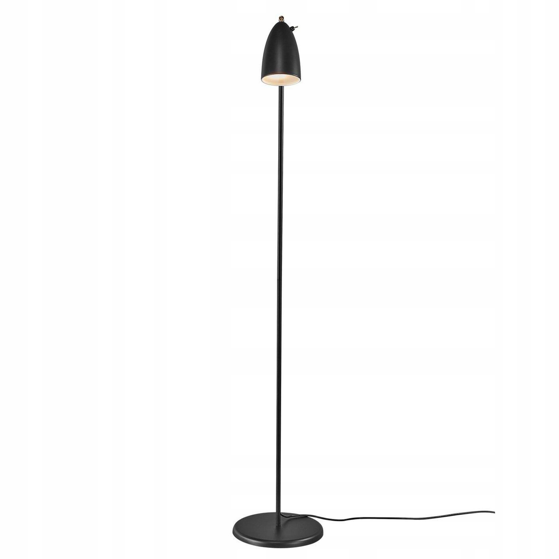 Stojacia lampa Nordlux Nexus 6W GU10 čierna, otočný kĺb, 141 cm