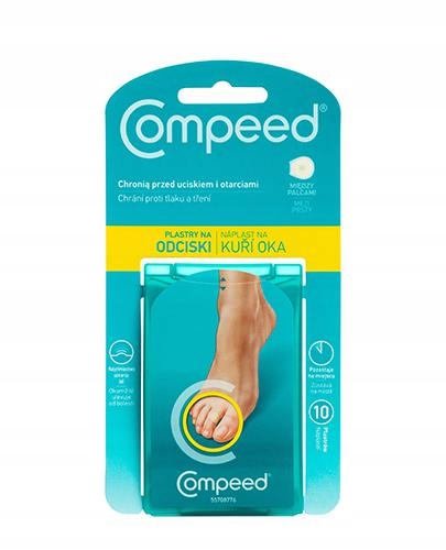 

Compeed Plastry na odciski między palcami 10 szt