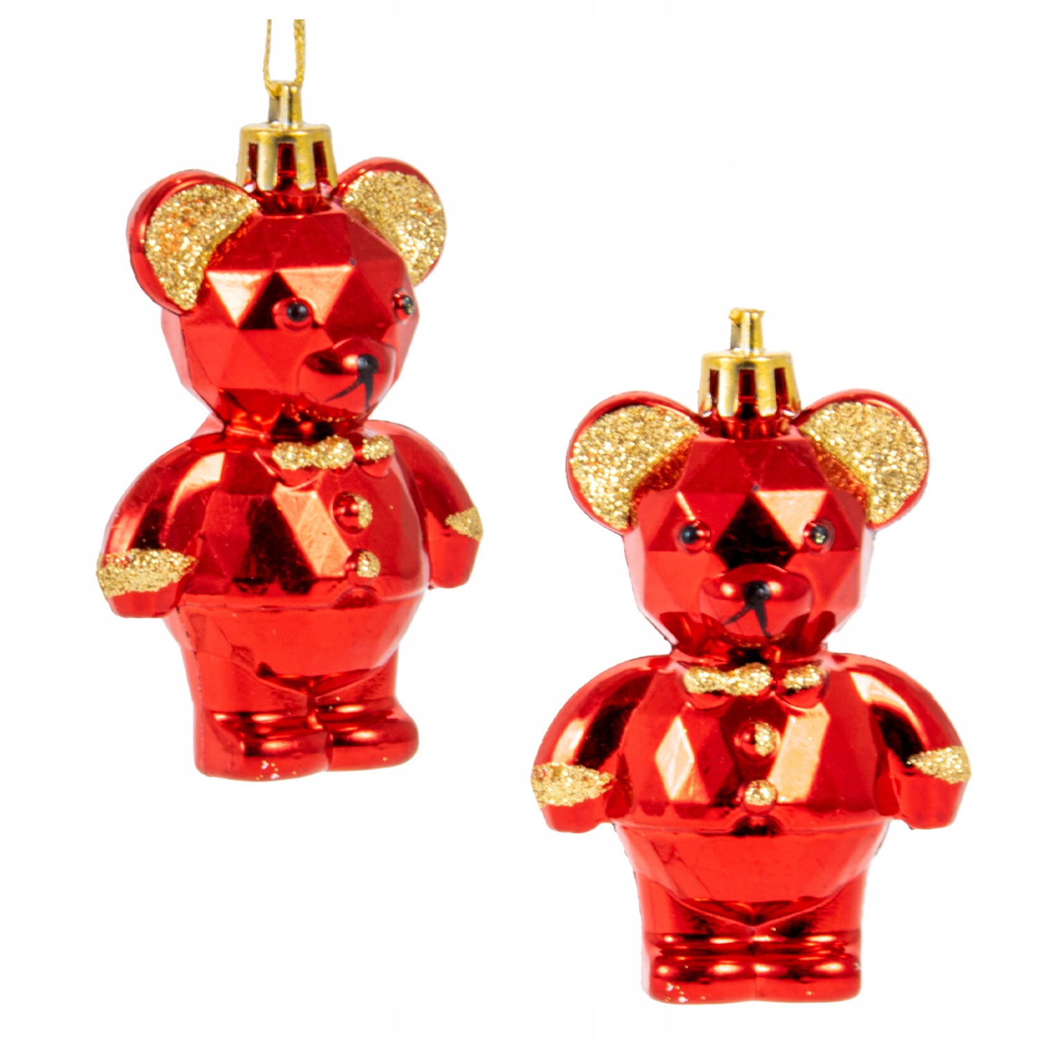 

Miś Zawieszka Na Choinkę kpl. 3 Bombki Ozdobne