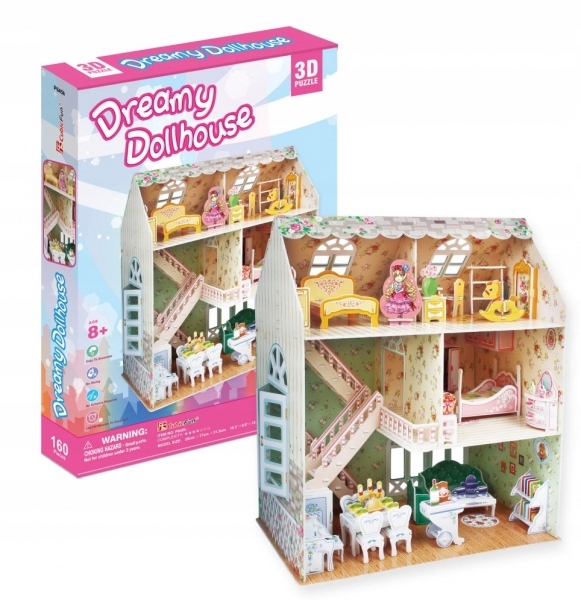 

Puzzle 3D: Domek dla lalek Dreamy Dollhouse (306