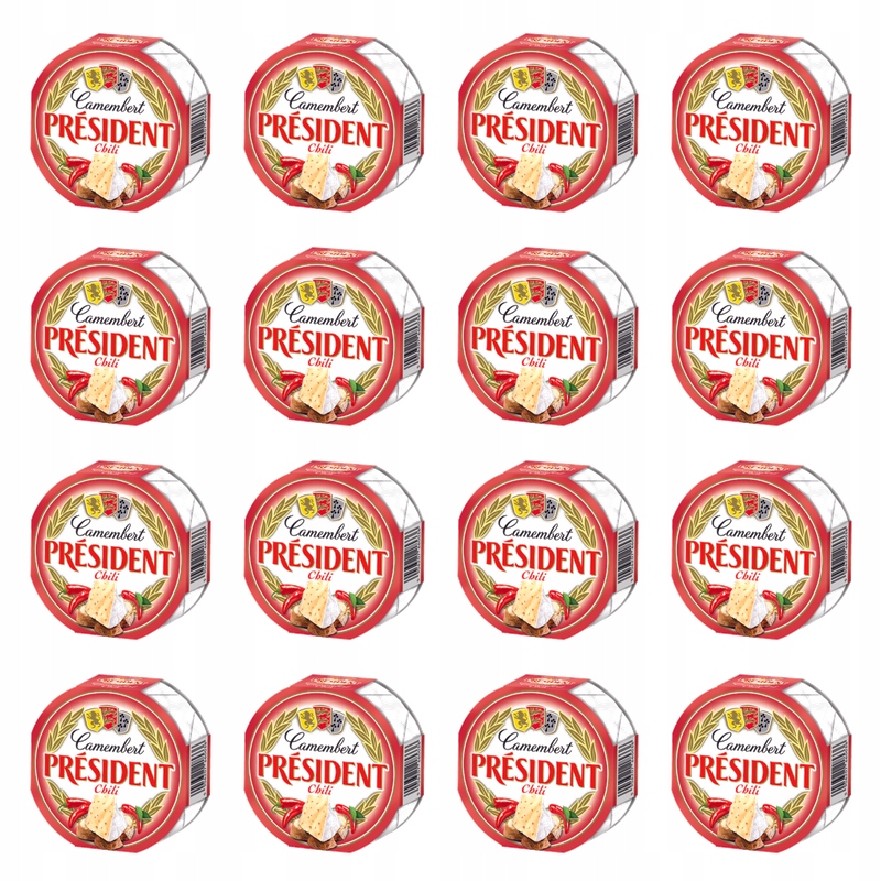 President Camembert Chili 120g X16