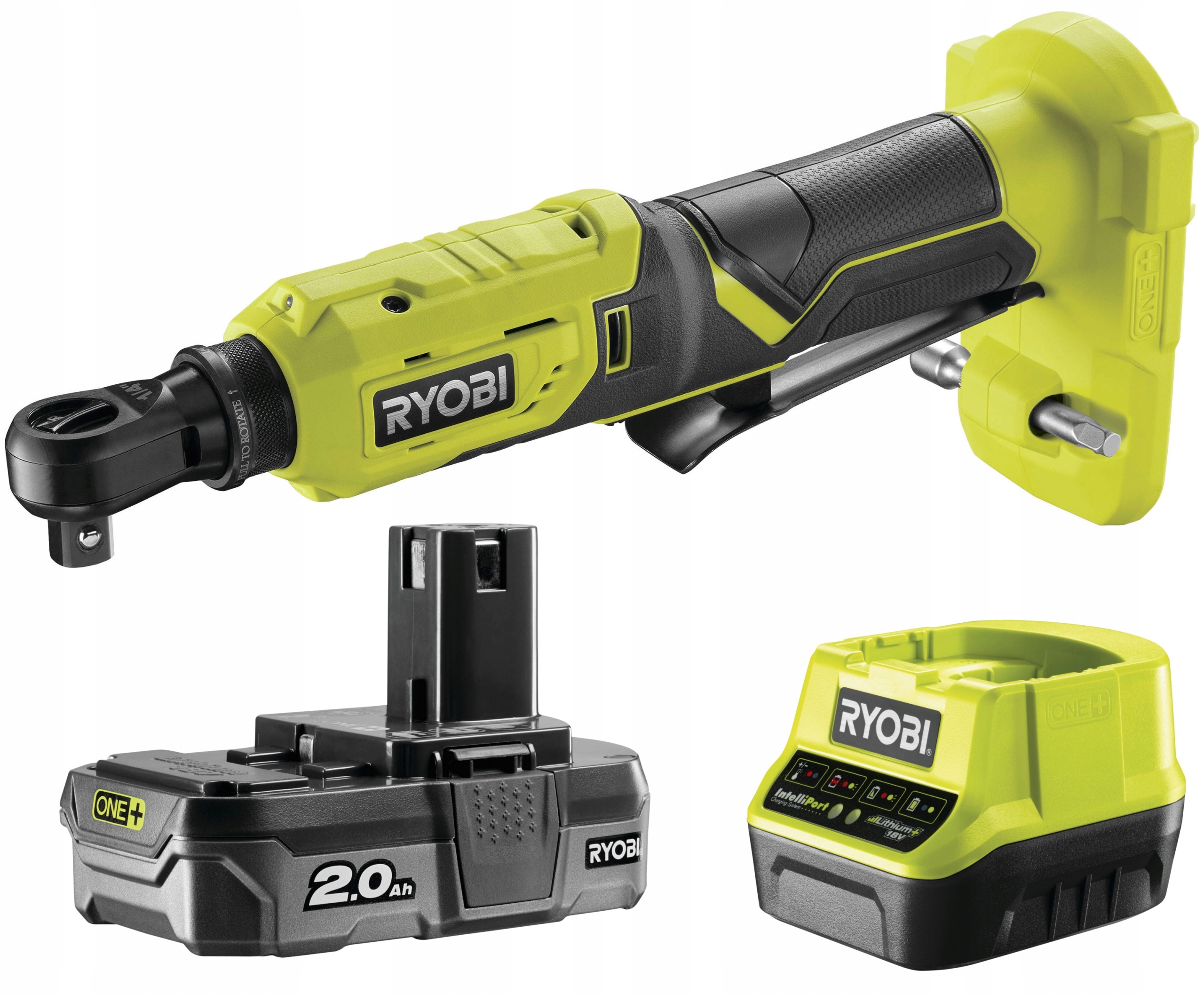 RYOBI GRZECHOTKA 1 4 KLUCZ zapadkowy 18V R18RW2 2A