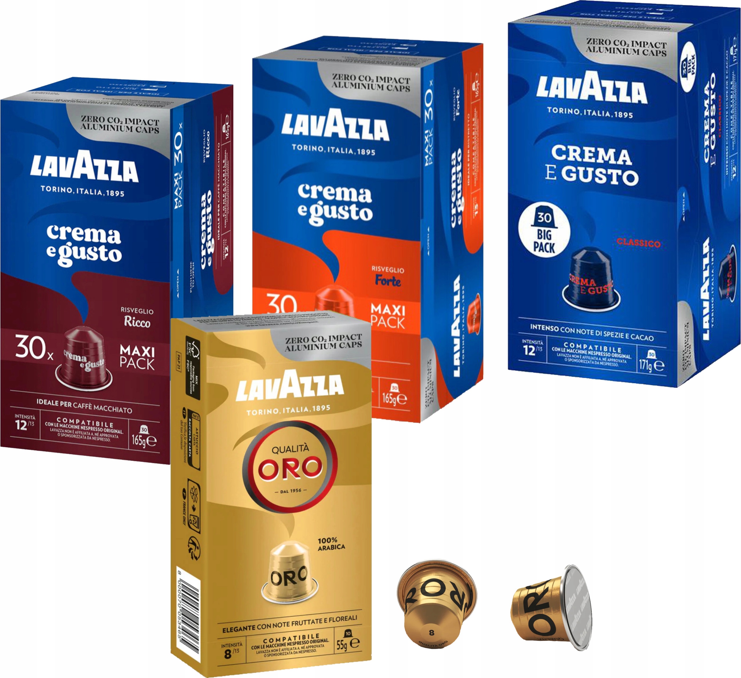 Kapsle pro Nespresso Lavazza Mix 100 kusů