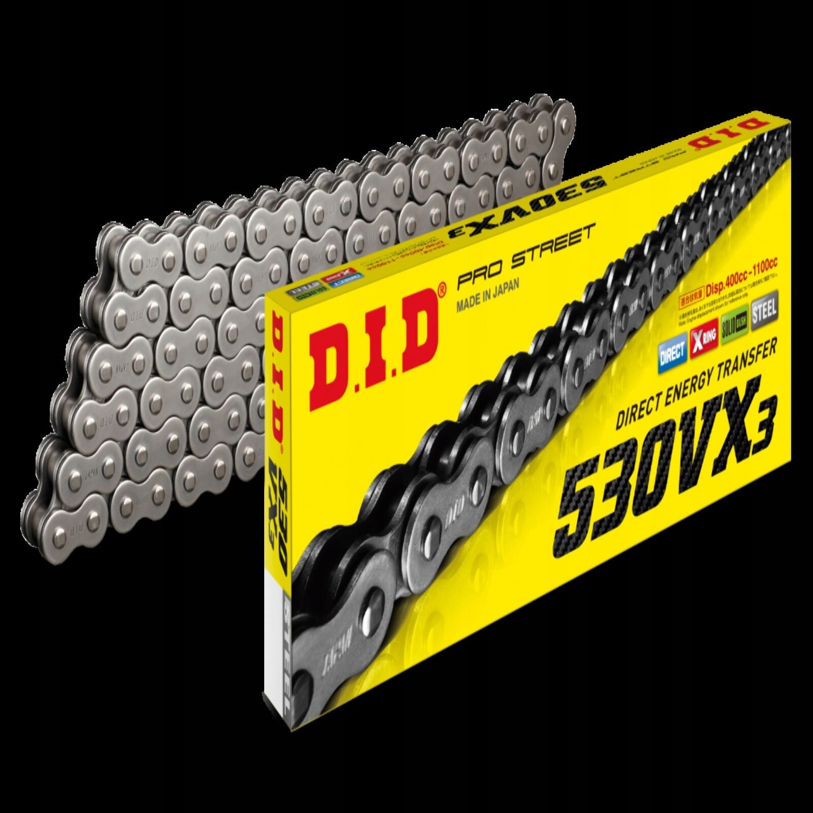 VX séria X-krúžková reťaz DID Chain 530VX3 118 L 4525516394246
