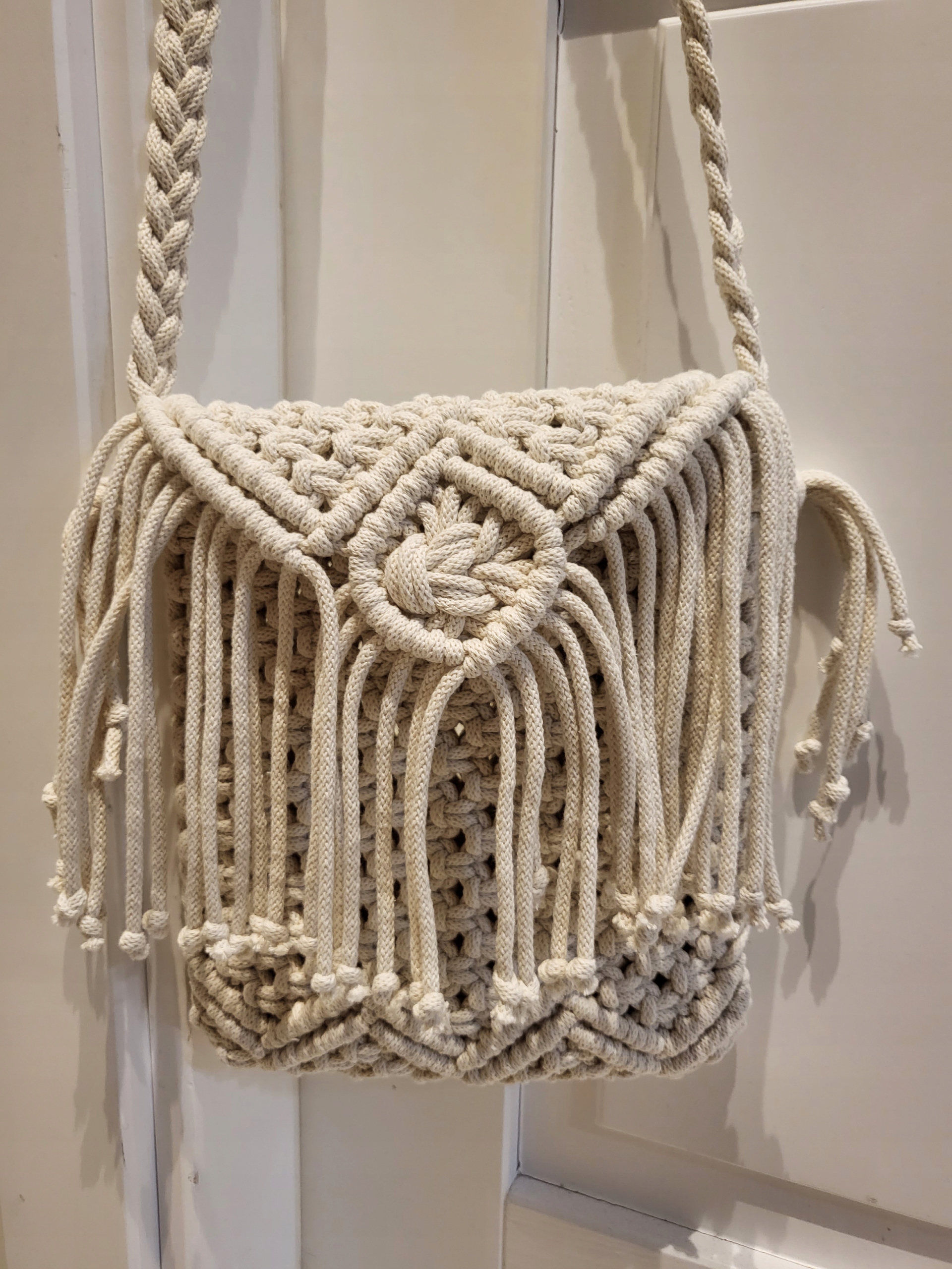 Ručně Vyráběná Kabelka Art&style Bílá