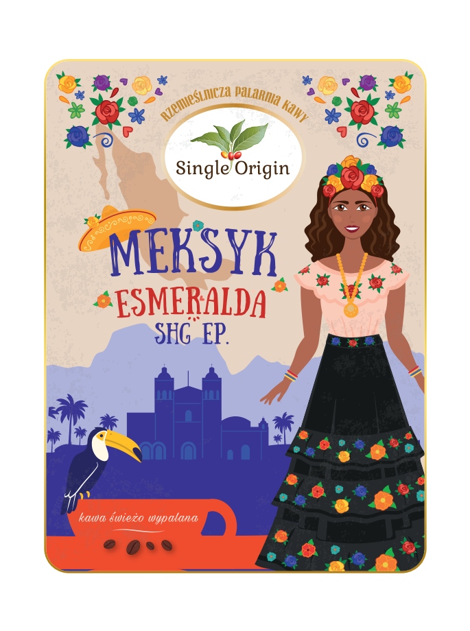 Levně Káva Mexiko Esmeralda Single Origin 1 kg