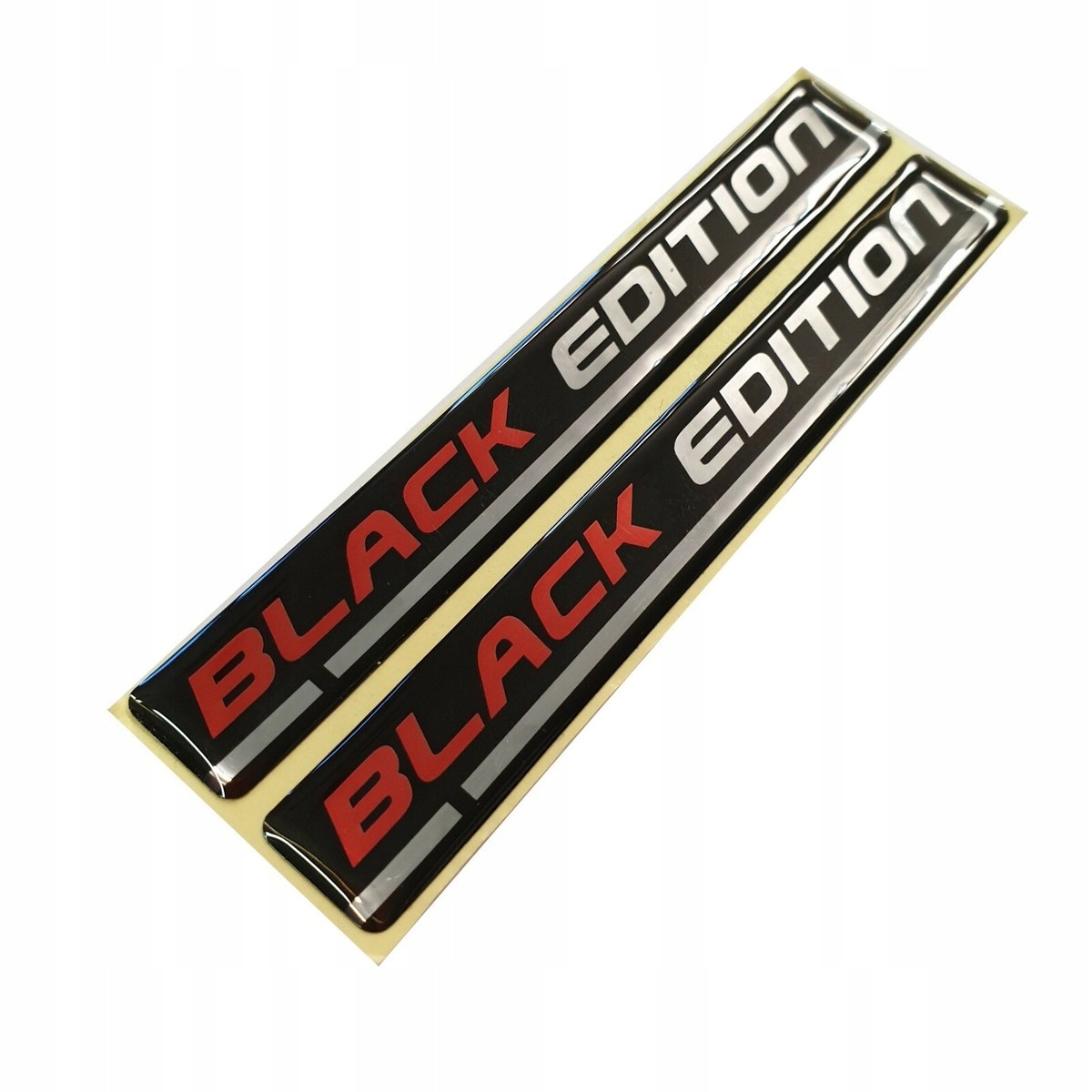 czerwone Znaczek Naklejka black Edition naklejane Elastyczne 2szt