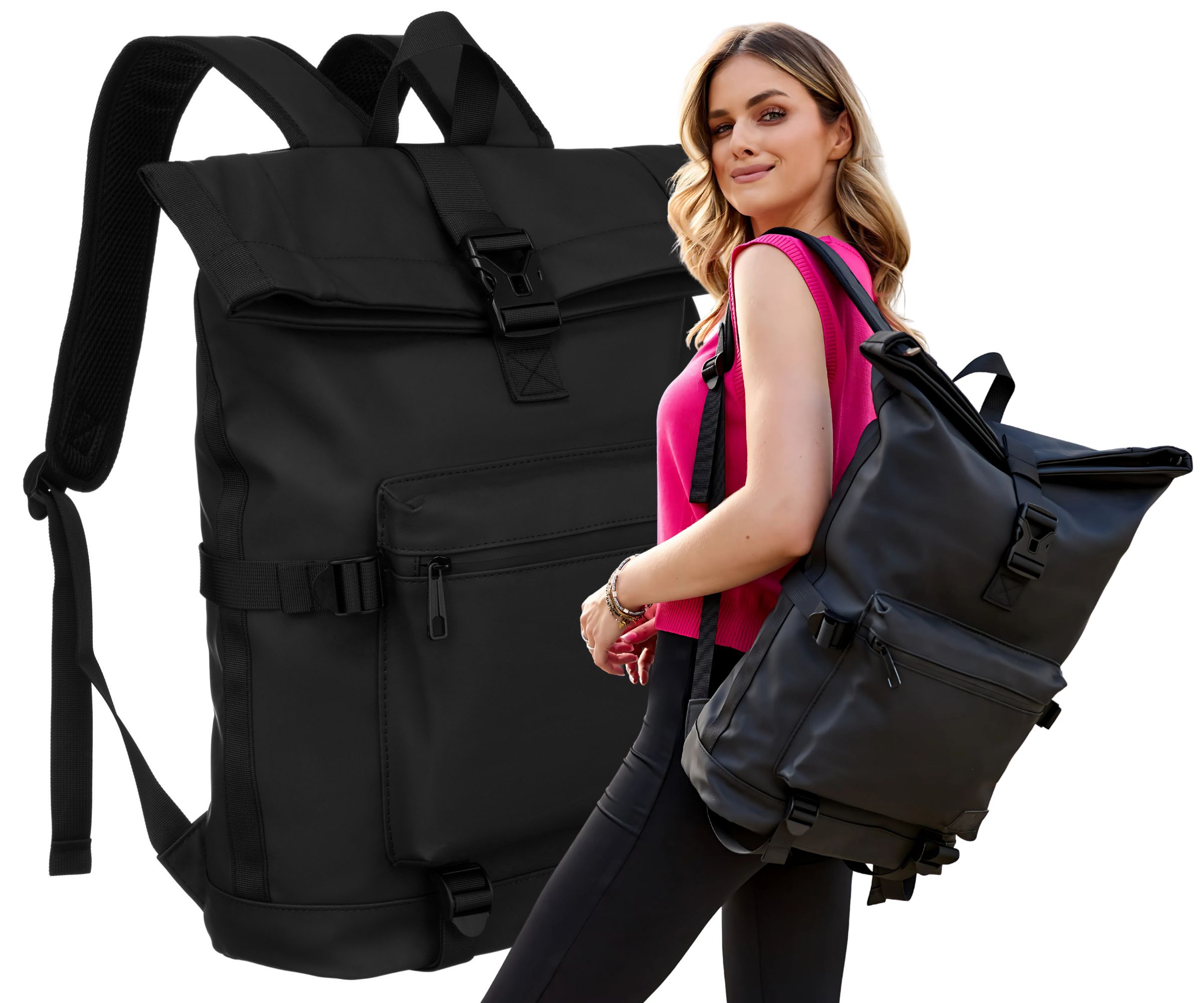 Peterson plecak męski pojemny miejski podróżny torba na laptopa solidny