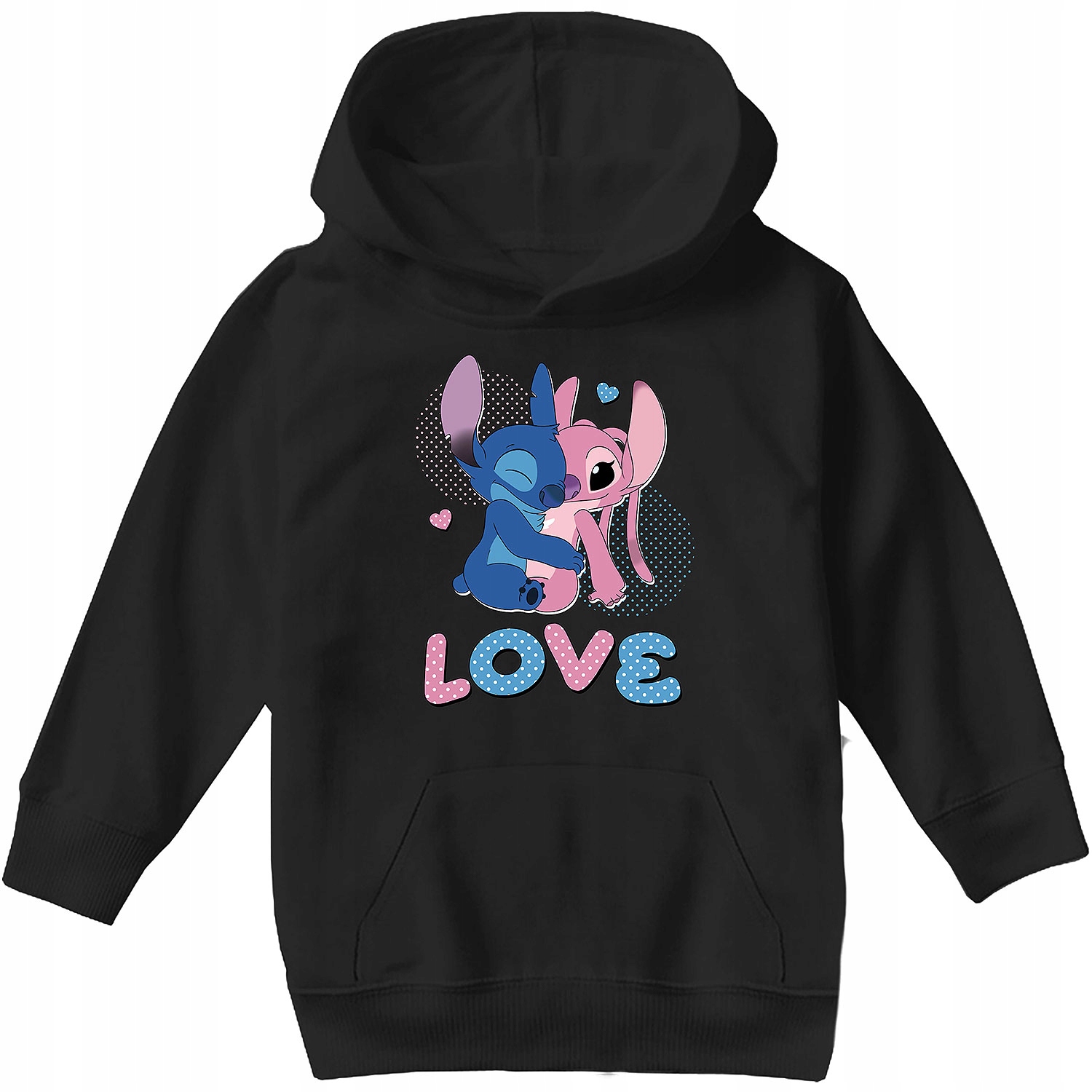 BLUZA Z KAPTUREM DZIECIĘCA DLA DZIECI STITCH 164 PREZENT JAKOŚĆ