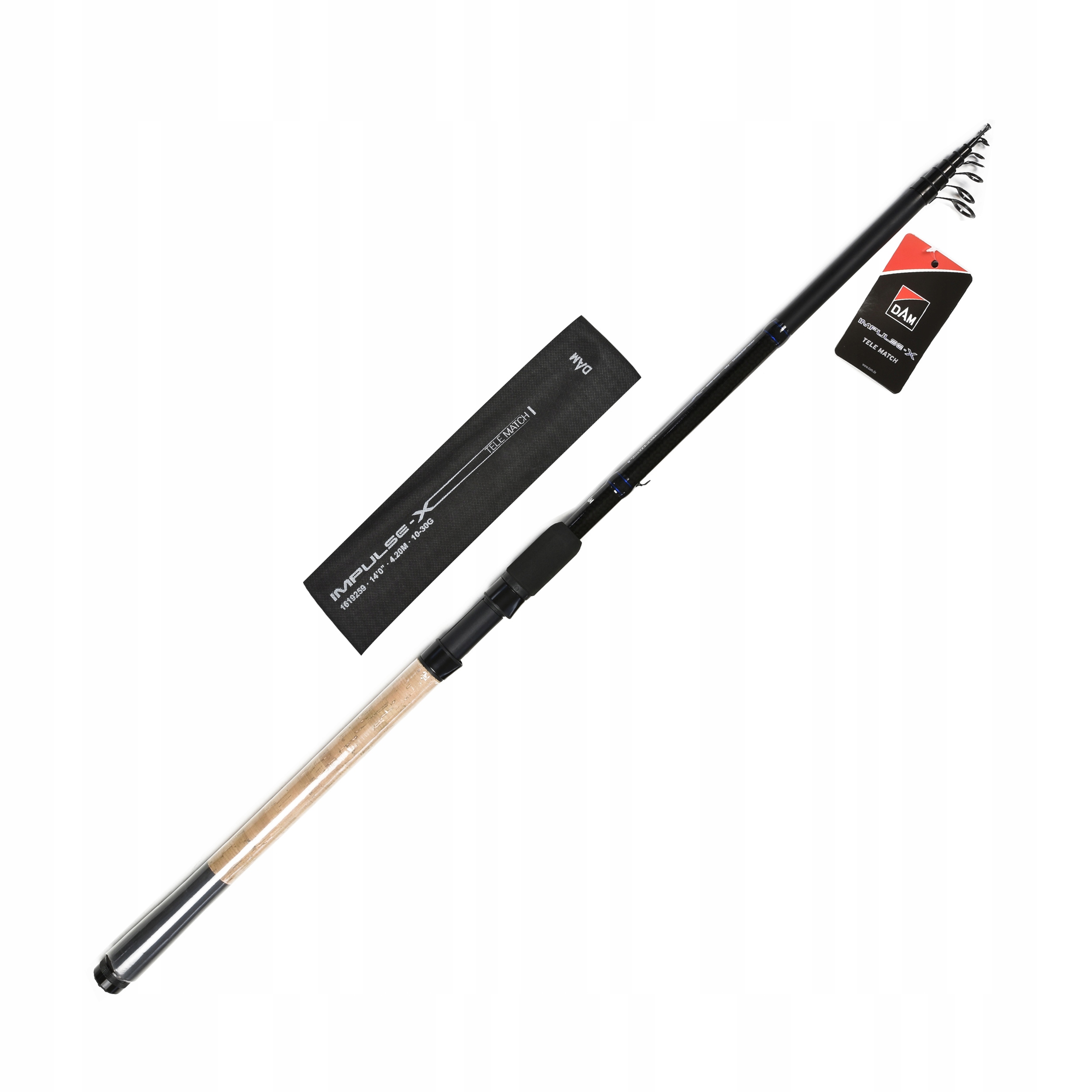 Wędka spławikowa teleskopowa Dam Impulse-X Tele Match 4.20m 10-30g