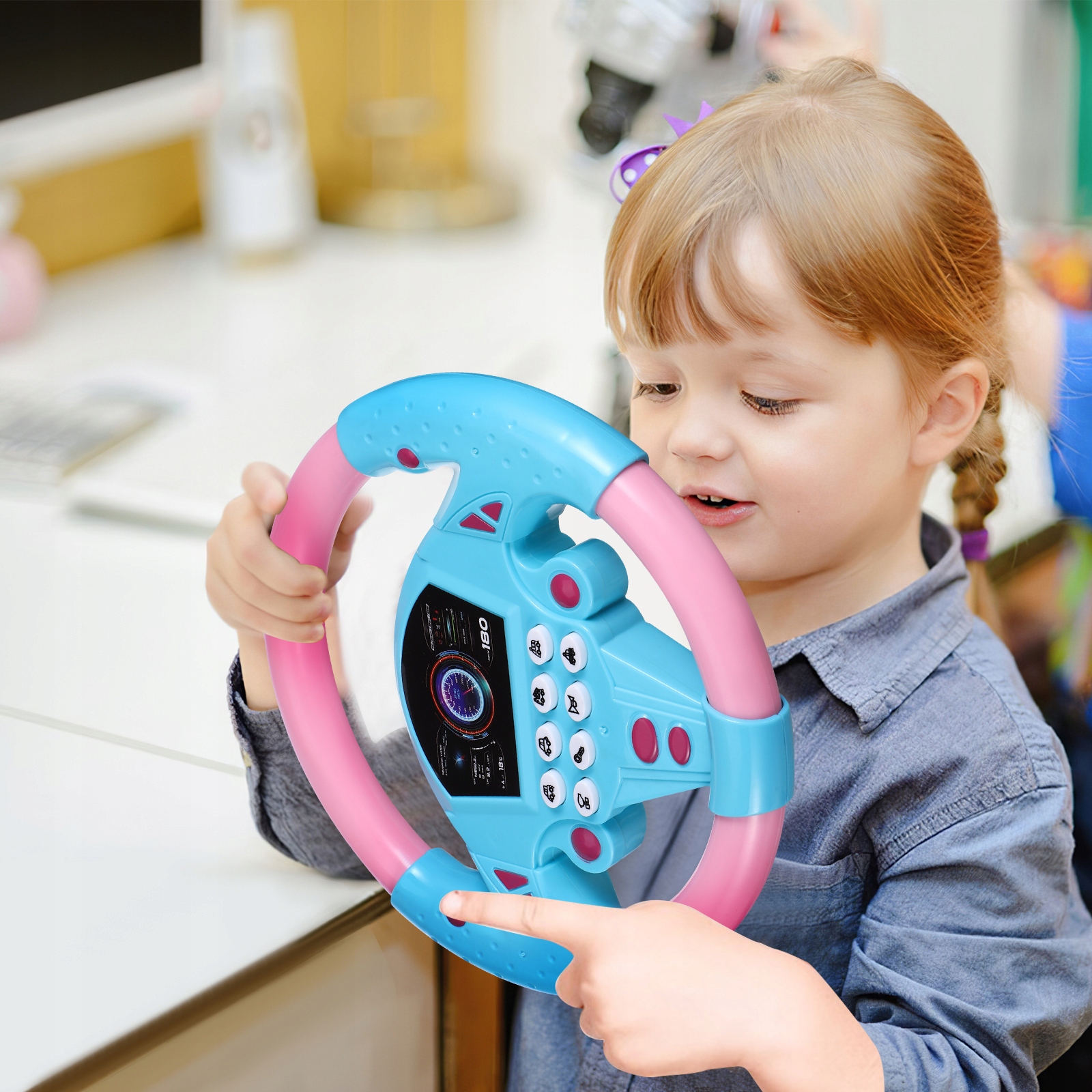 Steering Wheel Simulator Toy Steering Wheel Rodzaj inny