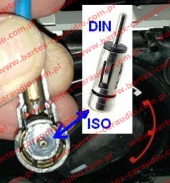 RAMKA RADIO ISO SEPARATOR ANTENA SKODA FABIA I 1 Producent części SOLING