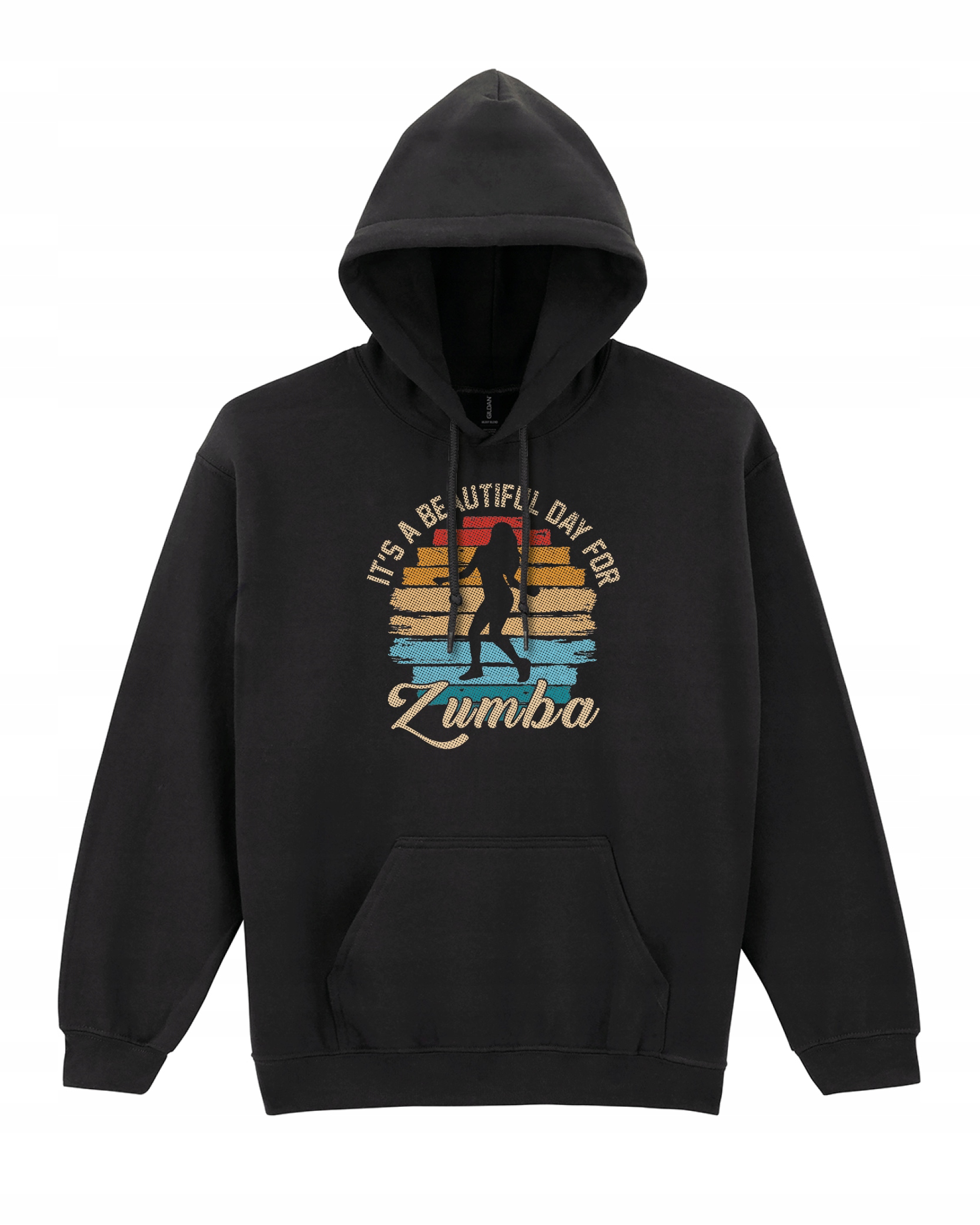 Mikina Fitness Zumba Tanec pro Trénink Taneční posilovna Dárek Černá L